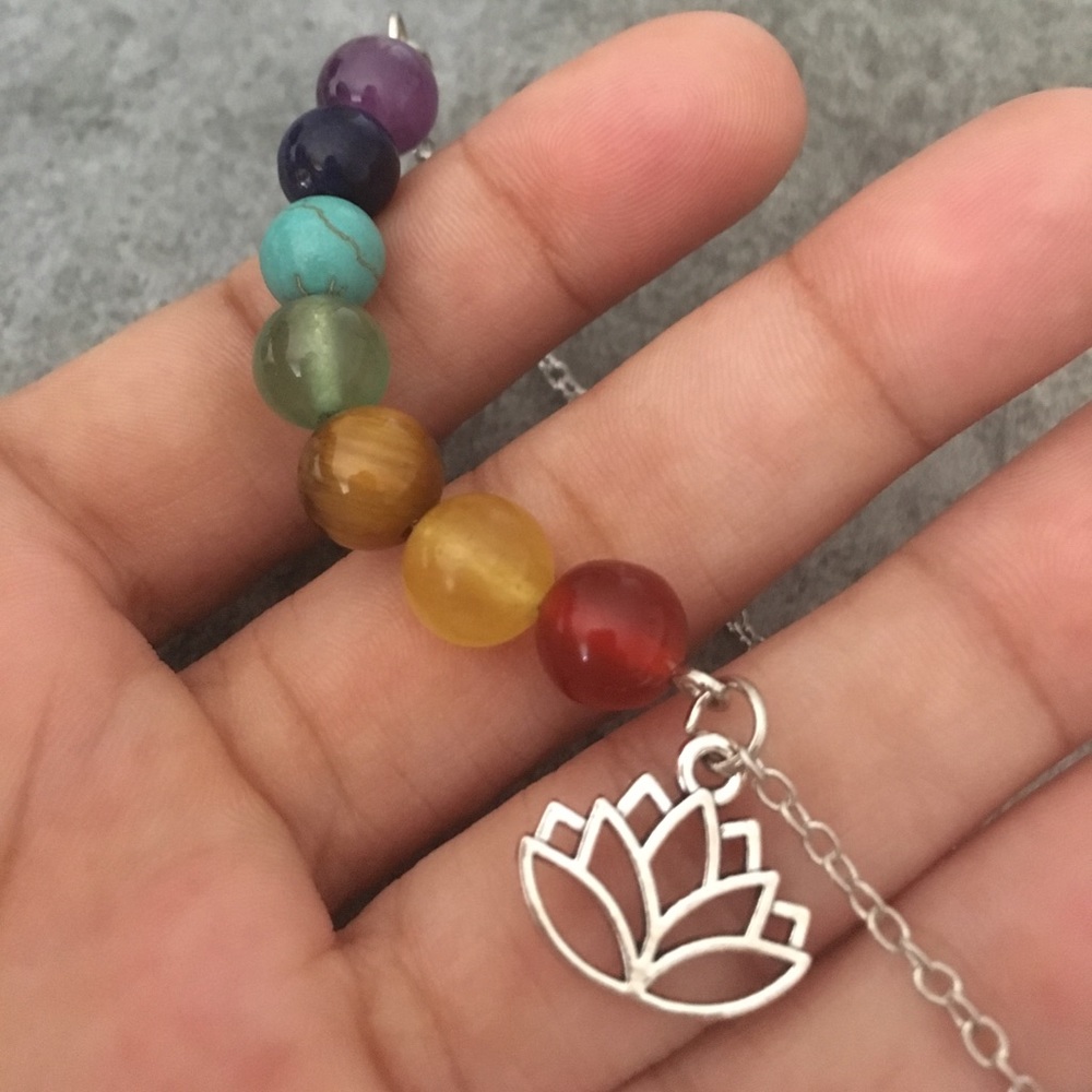 MORE COMING Chakra Healing Silver Anklet - Picture 5 of 6